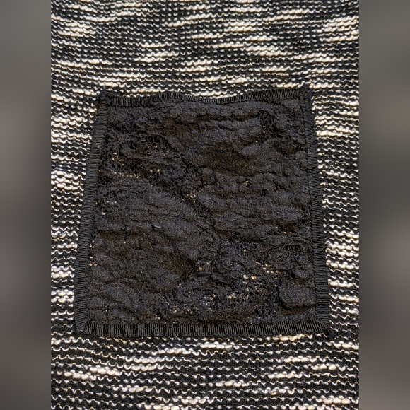 Anthropologie Postmark 9-H15 STCL Marled Laced Sleeve Tunic Size S - Picture 5 of 8